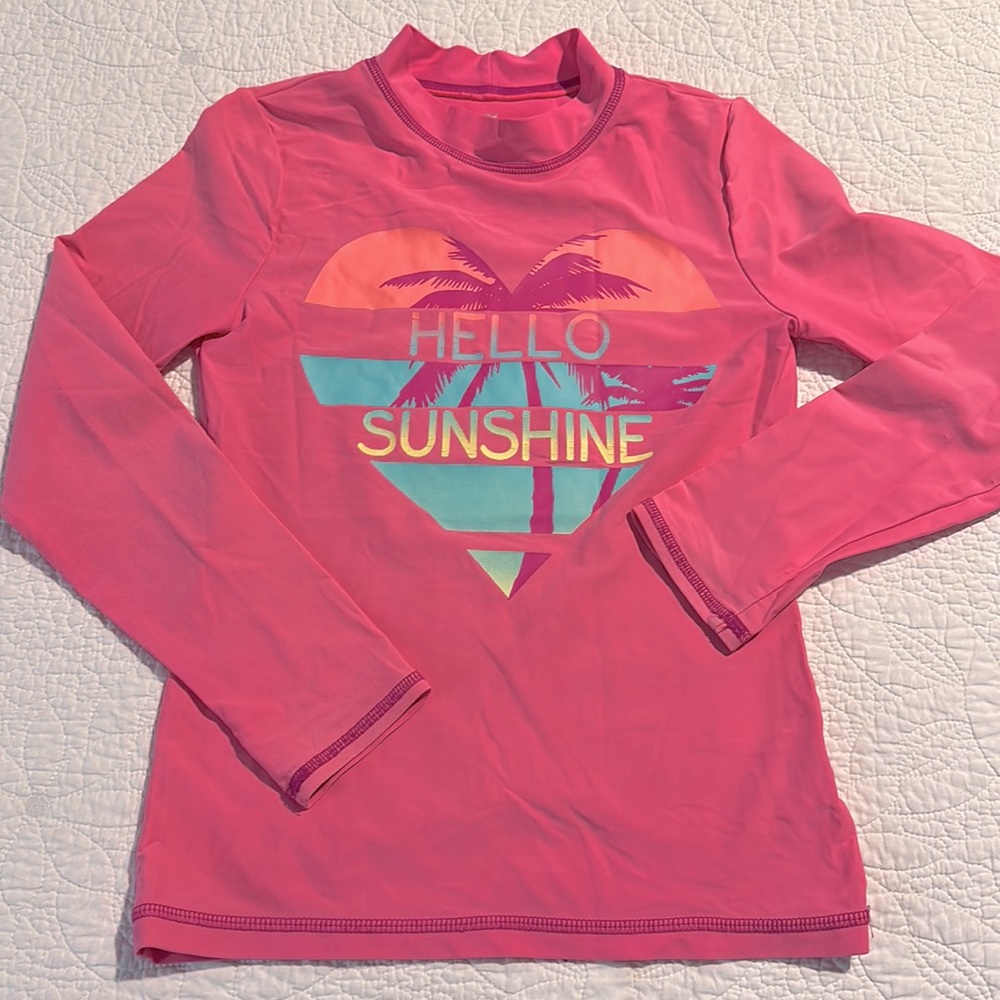 EUC Hot Pink Rashguard